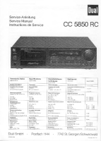 Dual CC-5850-RC-Service-Manual 